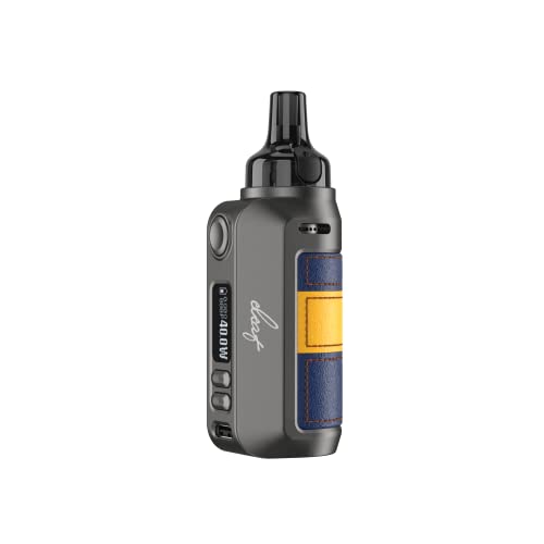Eleaf iSOLO AIR 2 Kit 40W Vaper Cigarrillo electrónico con 1500mAh 2ml GTL MINI Pod 2 Vape Recargable con GTL 0,8ohm & 1,2ohm Coil USB-C Sans Nicotine (Amarillo y Azul)