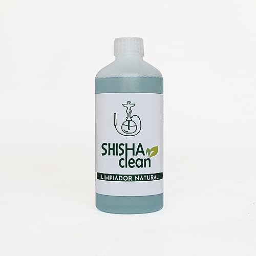 Shisha Clean Limpiador de Cachimbas y shisha. Liquido para limpiar cachimba Natural, Limpiador de base de cachimba. Limpieza Cachimba, Shisha. 500ML