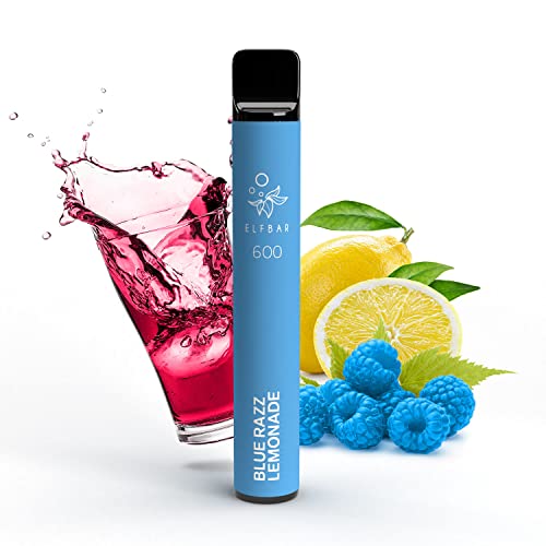 Elfbar 600 Blue Razz Lemonade Disposable Pod 2ml - 550mAh - Pod Vape Desechable Elf Bar 600 caladas aprox - Cigarro electrónico Vaping