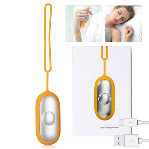 Mini Dispositivo de Mano Microcorriente para Dormir, Microcorriente Recargable de USB Instrumento de Sueño Dispositivo de Sueño de Mano de Microcorriente para Caer Dormido Rápidamente