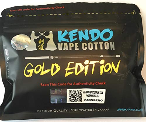 Kendo Vape Cotton Gold Edition - Algodón 1 m